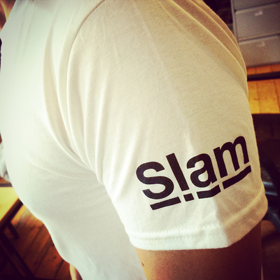 Slam Logo T (print on sleeve)