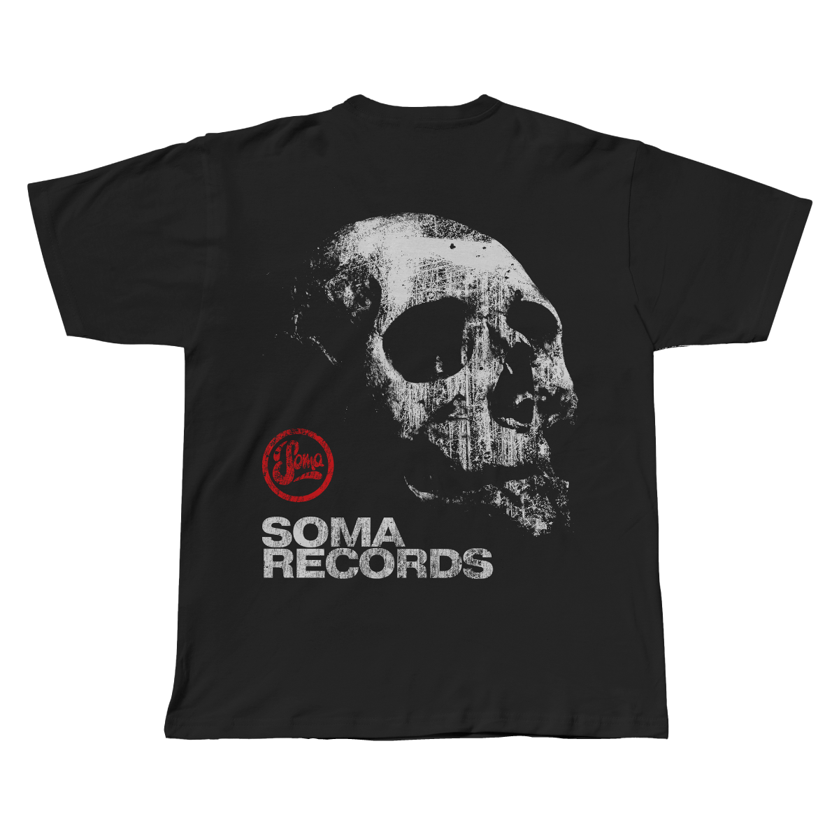 NEW! Ltd Edition Soma T-Shirt (Black Skull/Red Logo)