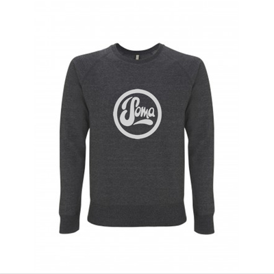 Dark Grey Sweatshirt with Light Grey Logo