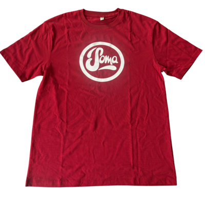 Burgundy T-Shirt with White Logo