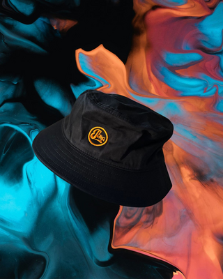 Black Soma Bucket hat - Amber Orange