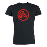Black With Red Logo