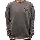 Dark Grey Sweatshirt with Black Soma Logo Unisex