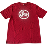 Burgundy T-Shirt with White Logo